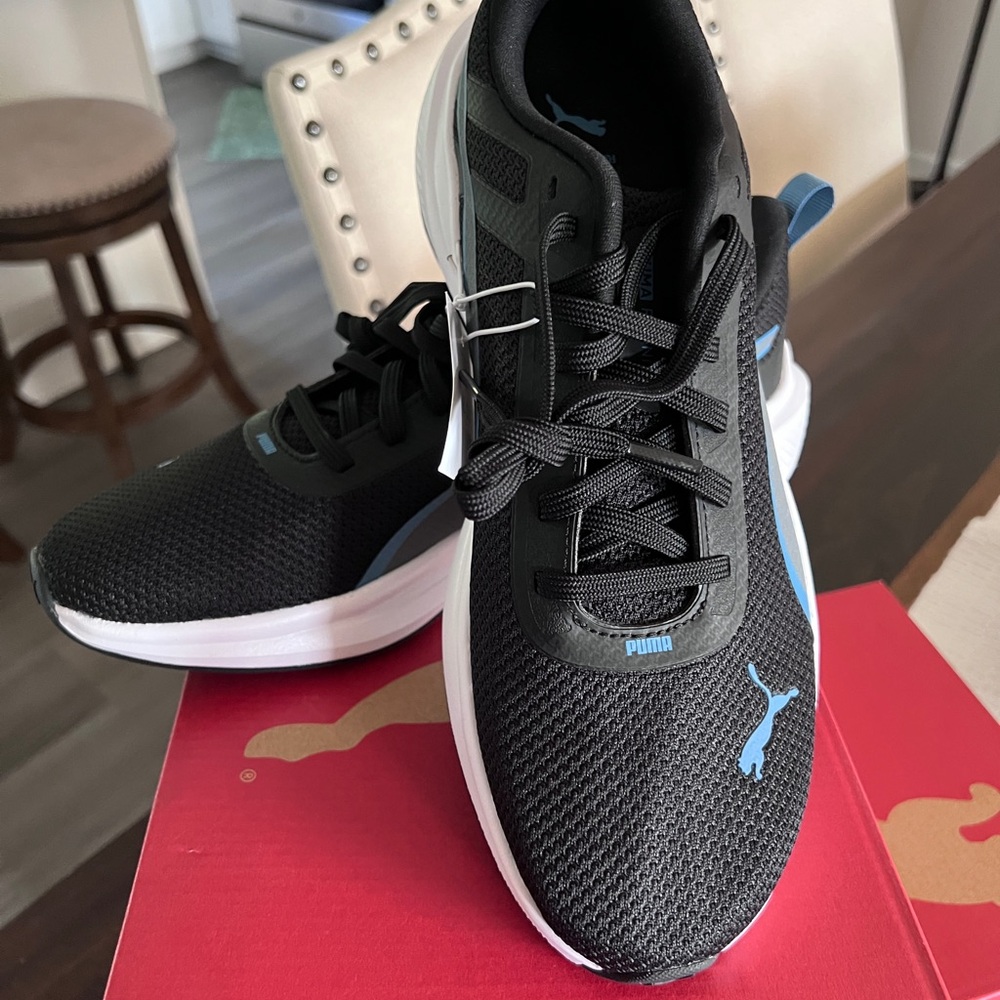 Puma Black and Blue ROCKET FUEL SNEAKER
